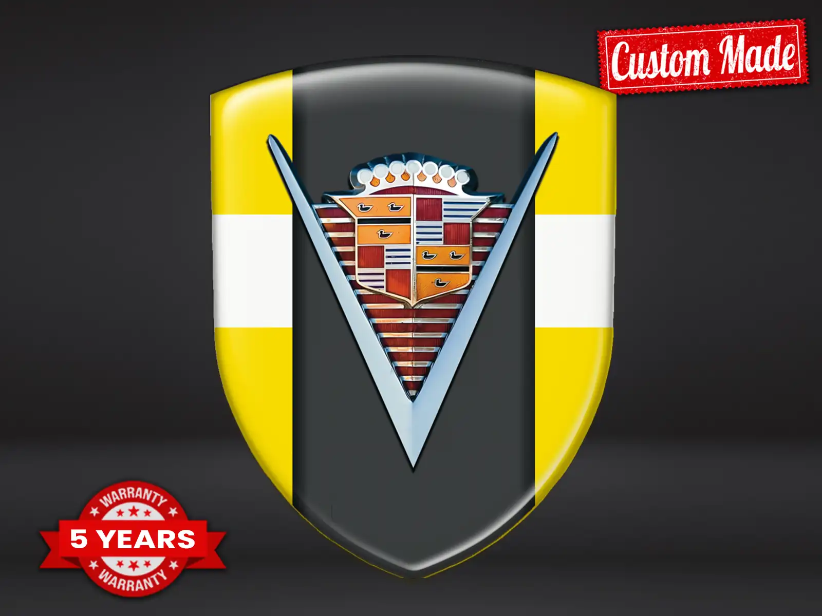 Cadillac Badges Tous Modèles Pro Max Résistants Stylé Design ST